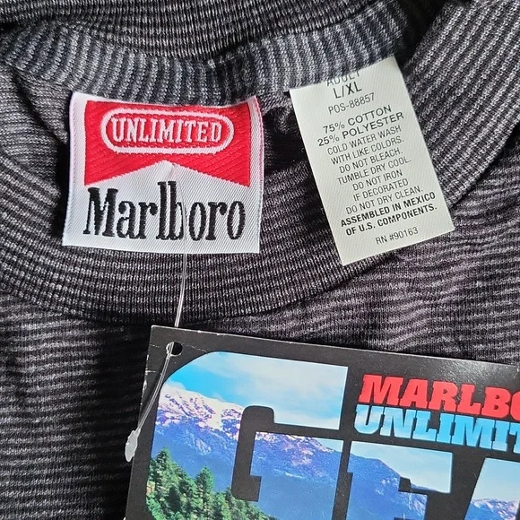 RARE 90s Marlboro Tee NWT L/XL - Picture 5 of 5